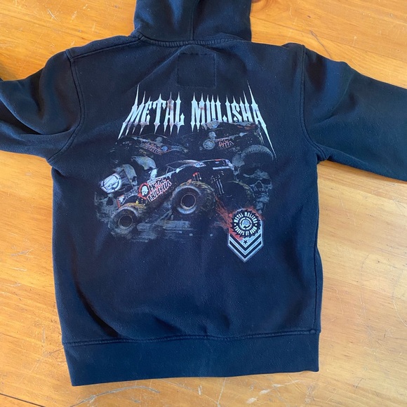 Metal Mulisha Hoodie Full Front Zip Up Black Youth Medium - Picture 2 of 6